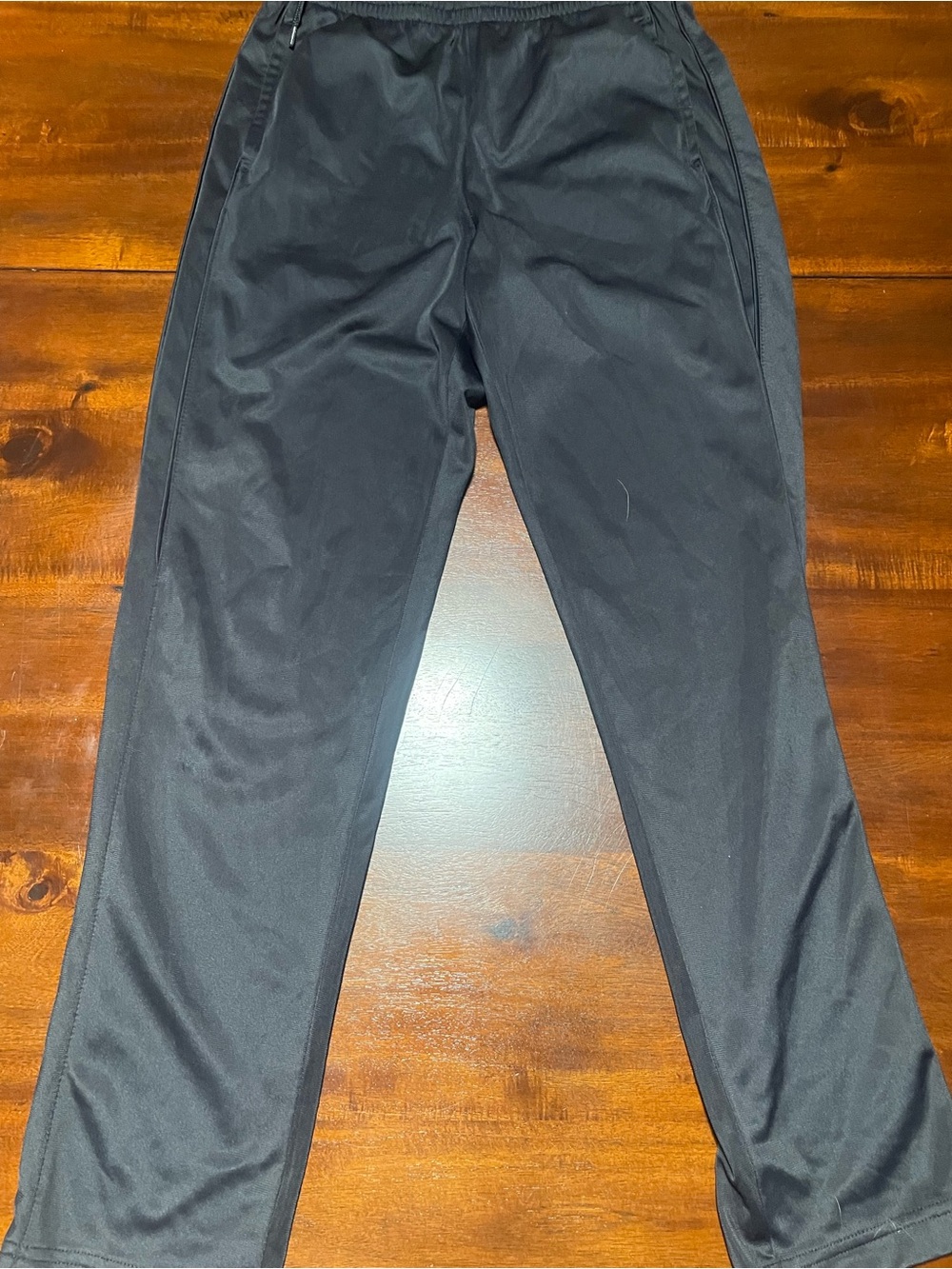 Tek Gear boys Black Athletic Track Pants - Lightweight Performance